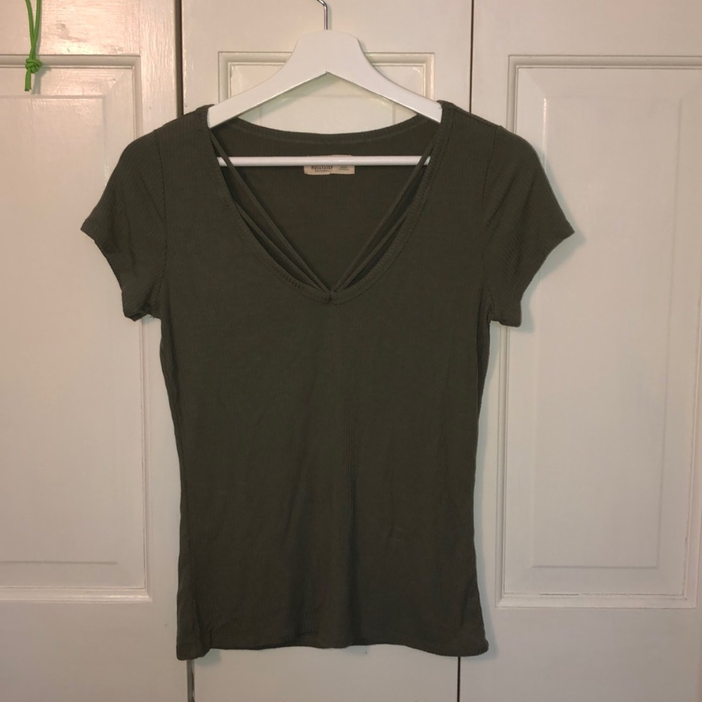 Olive green T-shirt